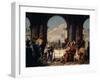 The Banquet of Anthony and Cleopatra, circa 1744-Giovanni Battista Tiepolo-Framed Giclee Print