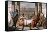 The Banquet of Cleopatra, 1743-1744-Giovanni Battista Tiepolo-Framed Stretched Canvas