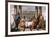 The Banquet of Cleopatra, 1743-1744-Giovanni Battista Tiepolo-Framed Giclee Print