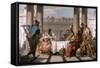 The Banquet of Cleopatra, 1743-1744-Giovanni Battista Tiepolo-Framed Stretched Canvas