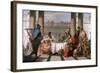 The Banquet of Cleopatra, 1743-1744-Giovanni Battista Tiepolo-Framed Giclee Print