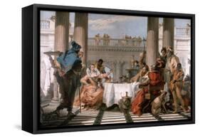 The Banquet of Cleopatra, 1743-1744-Giovanni Battista Tiepolo-Framed Stretched Canvas