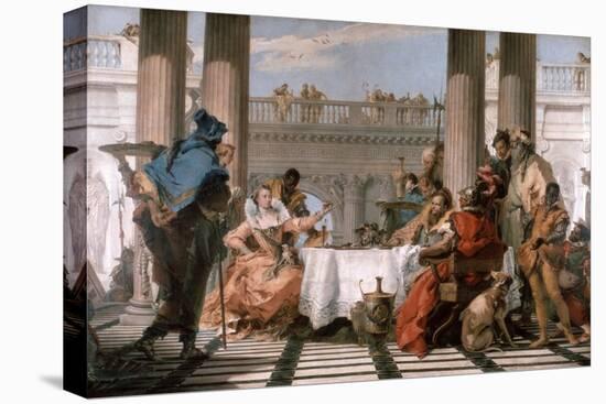 The Banquet of Cleopatra, 1743-1744-Giovanni Battista Tiepolo-Stretched Canvas