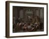 The Banquet of Cleopatra, c.1700-Gerard Hoet-Framed Giclee Print