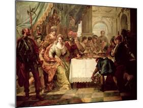 The Banquet of Cleopatra-Francesco Fontebasso-Mounted Giclee Print