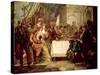 The Banquet of Cleopatra-Francesco Fontebasso-Stretched Canvas