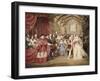 The Banquet of Henry VIII in York Place-James Stephanoff-Framed Giclee Print