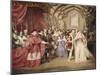 The Banquet of Henry VIII in York Place-James Stephanoff-Mounted Giclee Print