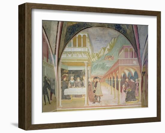 The Banquet of Herod, from the Cycle of the Life of St John the Baptist-Tommaso Masolino Da Panicale-Framed Giclee Print