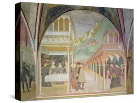 The Banquet of Herod, from the Cycle of the Life of St John the Baptist-Tommaso Masolino Da Panicale-Stretched Canvas