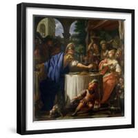 The Banquet of Mark Anthony and Cleopatra-Francesco Trevisani-Framed Giclee Print