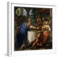 The Banquet of Mark Anthony and Cleopatra-Francesco Trevisani-Framed Giclee Print