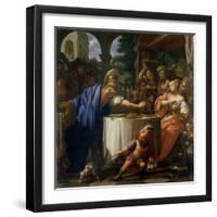 The Banquet of Mark Anthony and Cleopatra-Francesco Trevisani-Framed Giclee Print