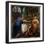 The Banquet of Mark Anthony and Cleopatra-Francesco Trevisani-Framed Giclee Print