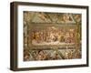 The Banquet of the Gods, Ceiling Painting of the Courtship and Marriage of Cupid and Psyche-Raphael-Framed Giclee Print