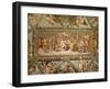 The Banquet of the Gods, Ceiling Painting of the Courtship and Marriage of Cupid and Psyche-Raphael-Framed Giclee Print