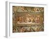 The Banquet of the Gods, Ceiling Painting of the Courtship and Marriage of Cupid and Psyche-Raphael-Framed Giclee Print