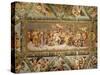 The Banquet of the Gods, Ceiling Painting of the Courtship and Marriage of Cupid and Psyche-Raphael-Stretched Canvas