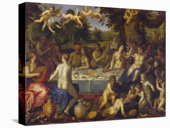 The Banquet of the Gods-Hendrick Van Balen-Stretched Canvas