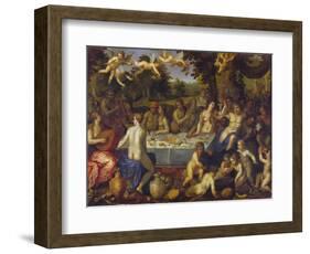 The Banquet of the Gods-Hendrick Van Balen-Framed Giclee Print