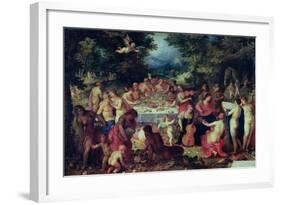 The Banquet of the Gods-Hendrik van Balen the Elder-Framed Giclee Print