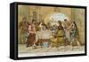 The Banquet Scene from Shakespeare's the Taming of the Shrew-null-Framed Stretched Canvas
