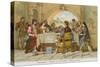 The Banquet Scene from Shakespeare's the Taming of the Shrew-null-Stretched Canvas