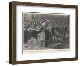 The Banquet to M Santos Dumont at the Hotel Metropole-Henry Charles Seppings Wright-Framed Giclee Print