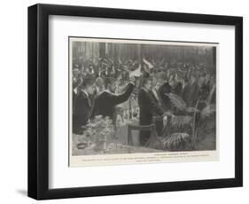 The Banquet to M Santos Dumont at the Hotel Metropole-Henry Charles Seppings Wright-Framed Giclee Print