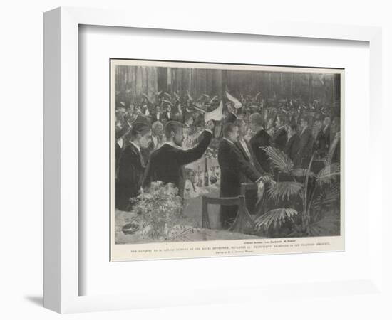 The Banquet to M Santos Dumont at the Hotel Metropole-Henry Charles Seppings Wright-Framed Giclee Print