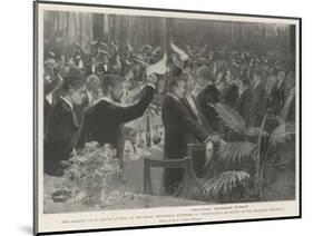 The Banquet to M Santos Dumont at the Hotel Metropole-Henry Charles Seppings Wright-Mounted Giclee Print