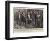 The Banquet to Sir John Tenniel, Mr Balfour Bidding Good-Night to the Guest of the Evening-Alexander Stuart Boyd-Framed Giclee Print