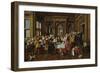 The Banquett, 1628. (The Architectural Elements by Dirck Van Delen)-Dirck Hals-Framed Giclee Print