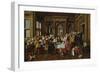 The Banquett, 1628. (The Architectural Elements by Dirck Van Delen)-Dirck Hals-Framed Giclee Print