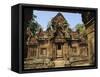 The Banteay Srei Temple, Angkor, Siem Reap, Cambodia-Maurice Joseph-Framed Stretched Canvas