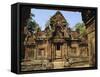 The Banteay Srei Temple, Angkor, Siem Reap, Cambodia-Maurice Joseph-Framed Stretched Canvas