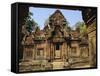 The Banteay Srei Temple, Angkor, Siem Reap, Cambodia-Maurice Joseph-Framed Stretched Canvas