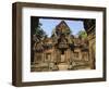 The Banteay Srei Temple, Angkor, Siem Reap, Cambodia-Maurice Joseph-Framed Photographic Print