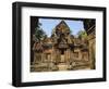 The Banteay Srei Temple, Angkor, Siem Reap, Cambodia-Maurice Joseph-Framed Photographic Print