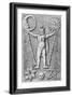 The Baphomet of the Templars, Copy of an Ivory Casket Found at Essarois-null-Framed Giclee Print