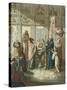 The Baptism Engraved by Gros-E. Karnejeff-Stretched Canvas