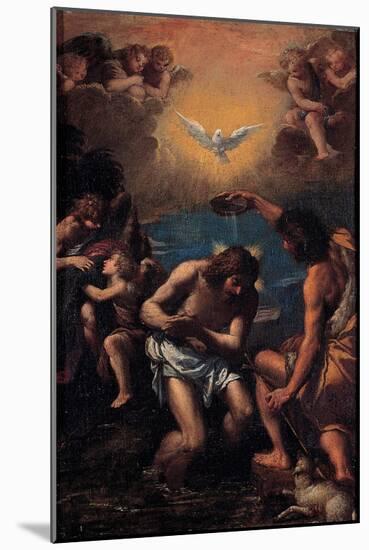 The Baptism of Christ, 1585-1590-Ippolito Scarsellino-Mounted Giclee Print