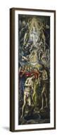 The Baptism of Christ, 1597-1600-El Greco-Framed Premium Giclee Print