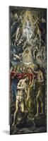 The Baptism of Christ, 1597-1600-El Greco-Mounted Premium Giclee Print