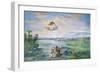 The Baptism of Christ, 1621-1630-Pietro da Cortona-Framed Giclee Print