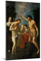 The Baptism of Christ, 1623-Guido Reni-Mounted Giclee Print