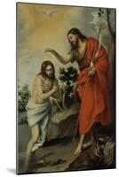 The Baptism of Christ, 1655-Bartolomé Estebàn Murillo-Mounted Giclee Print