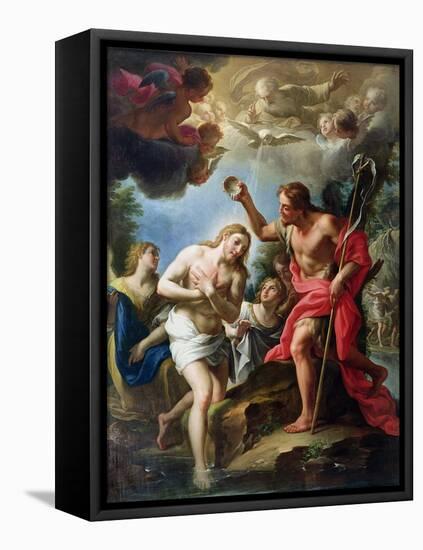 The Baptism of Christ, 1723-Francesco Trevisani-Framed Stretched Canvas