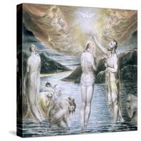 The Baptism of Christ, 19th Century-William Blake-Stretched Canvas