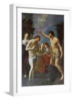 The Baptism of Christ, about 1622/23-Guido Reni-Framed Giclee Print